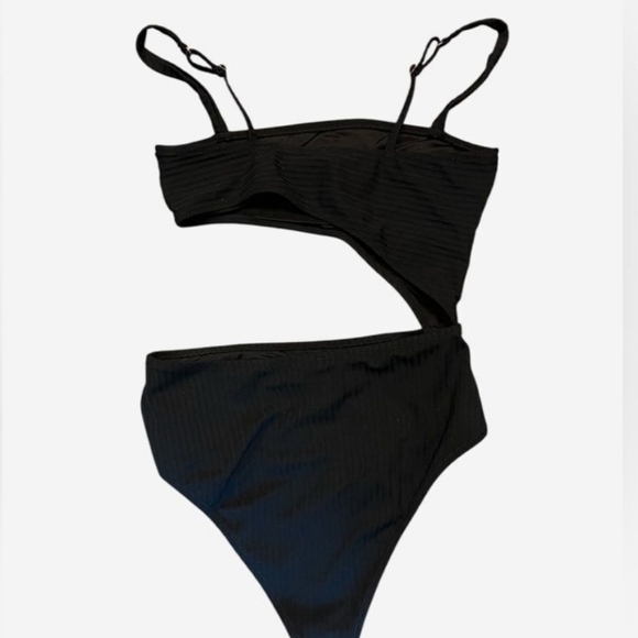 Shade & Shore Black Tankini Swin Suit Women Size L Targwt - Picture 3 of 4